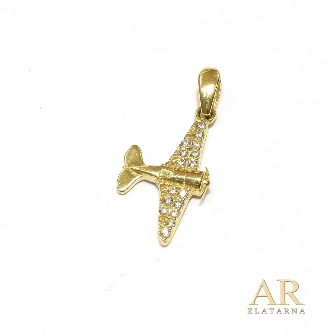 Zlatni privjesak Avion