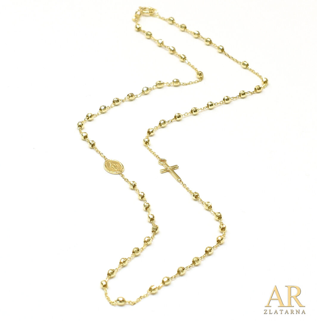 Zlatna ogrlica Krunica  45cm Model 3