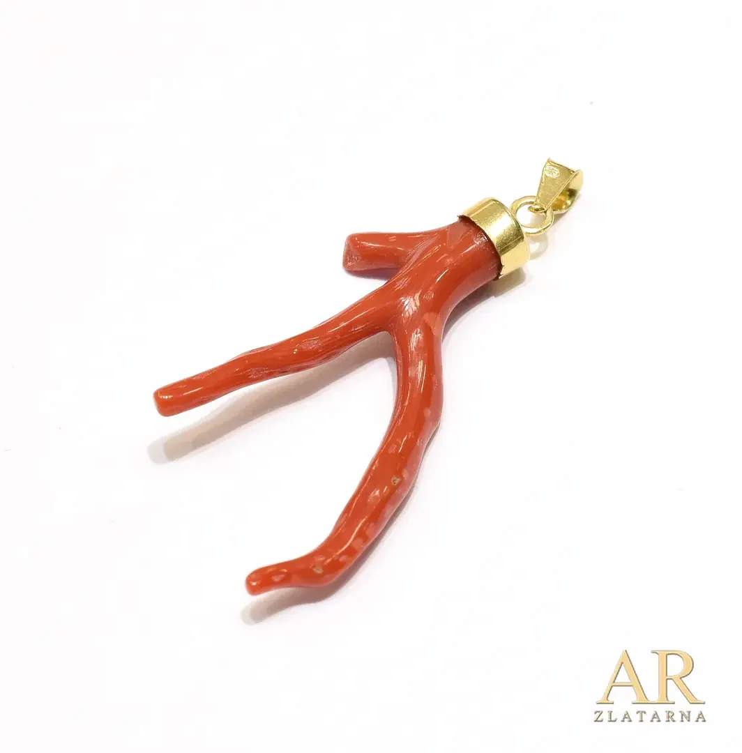 Srebrni privjesak Koraljna  grana