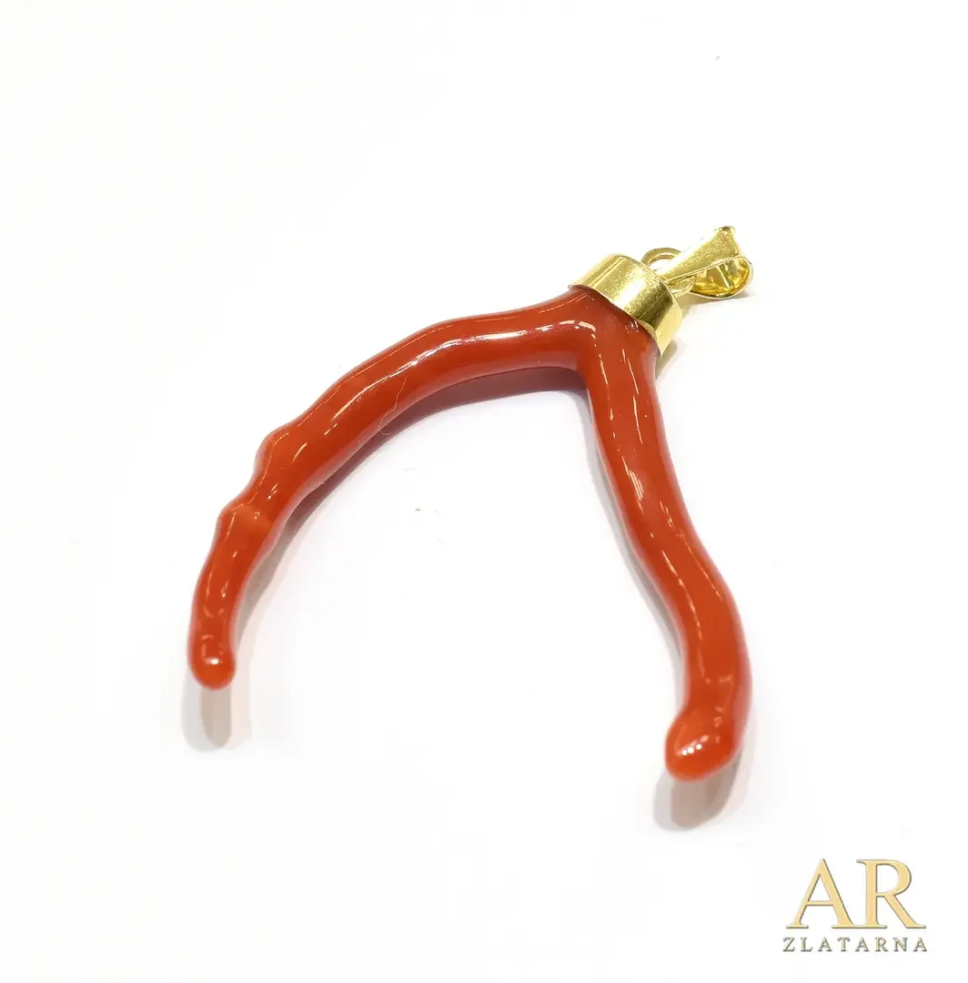 Srebrni privjesak Koraljna  grana Model 2