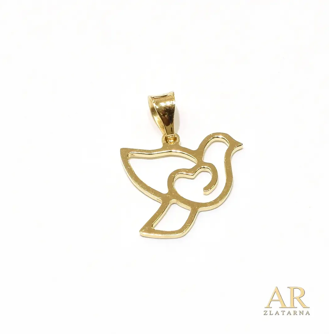 Zlatni privjesak Golubica