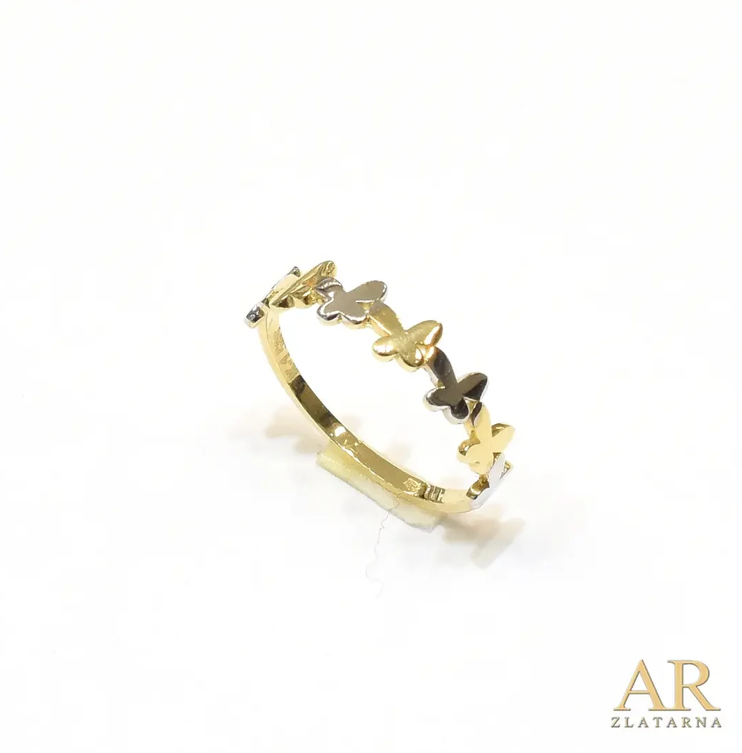Zlatni prsten Leptiri 
