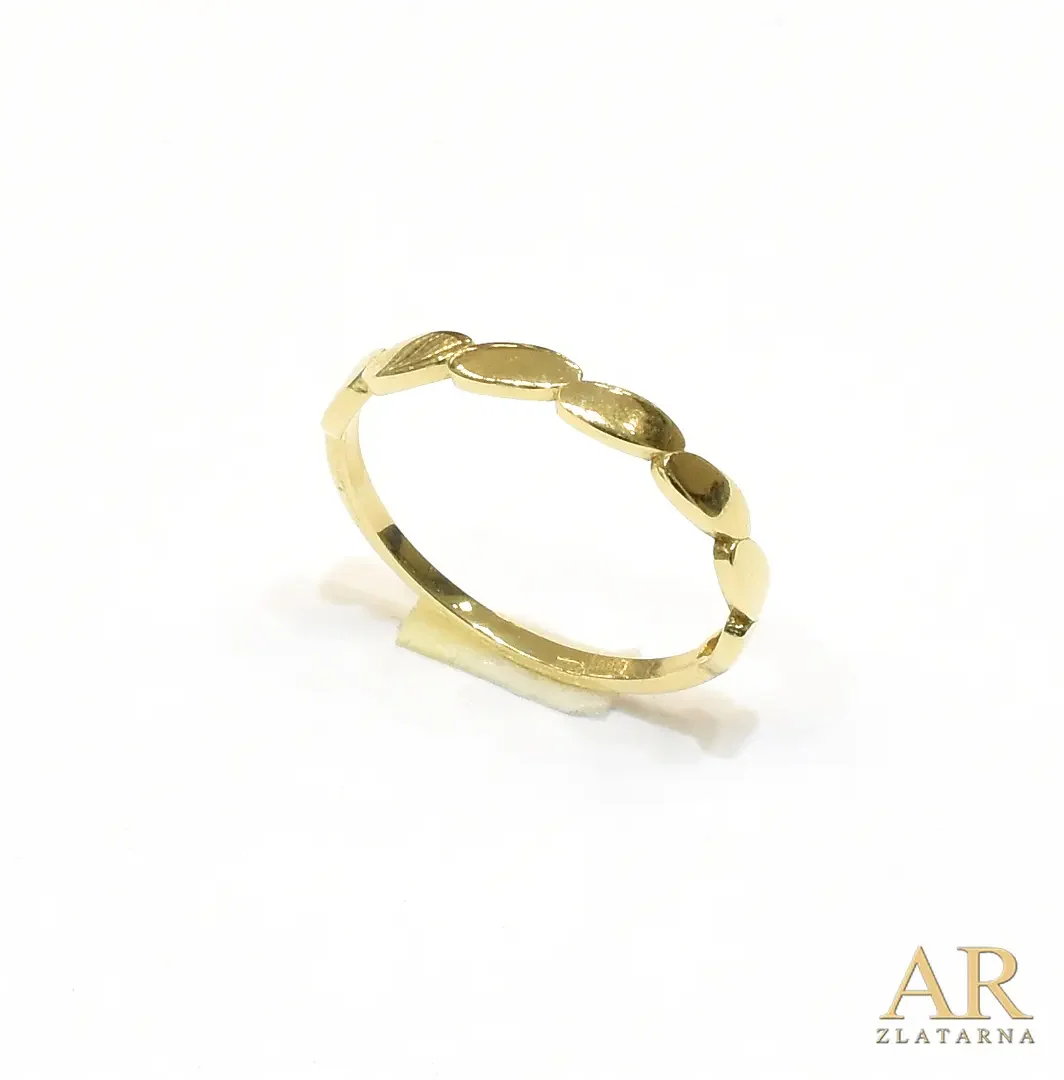 Zlatni prsten oblo pletivo