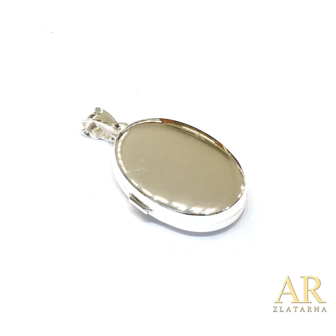 Srebrni medaljon za sliku 20×36mm