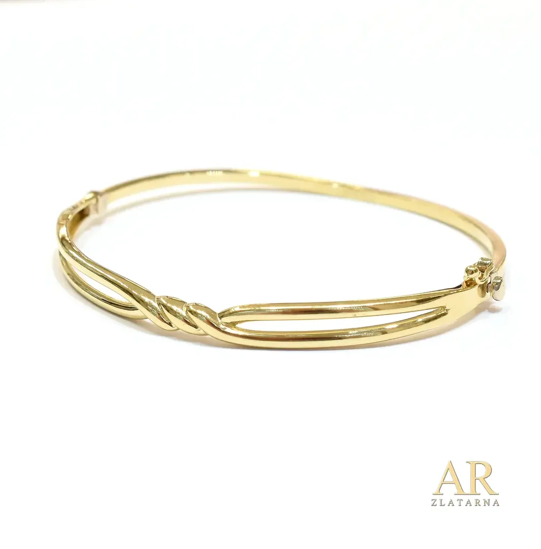 Zlatna narukvica kruta 18.5cm