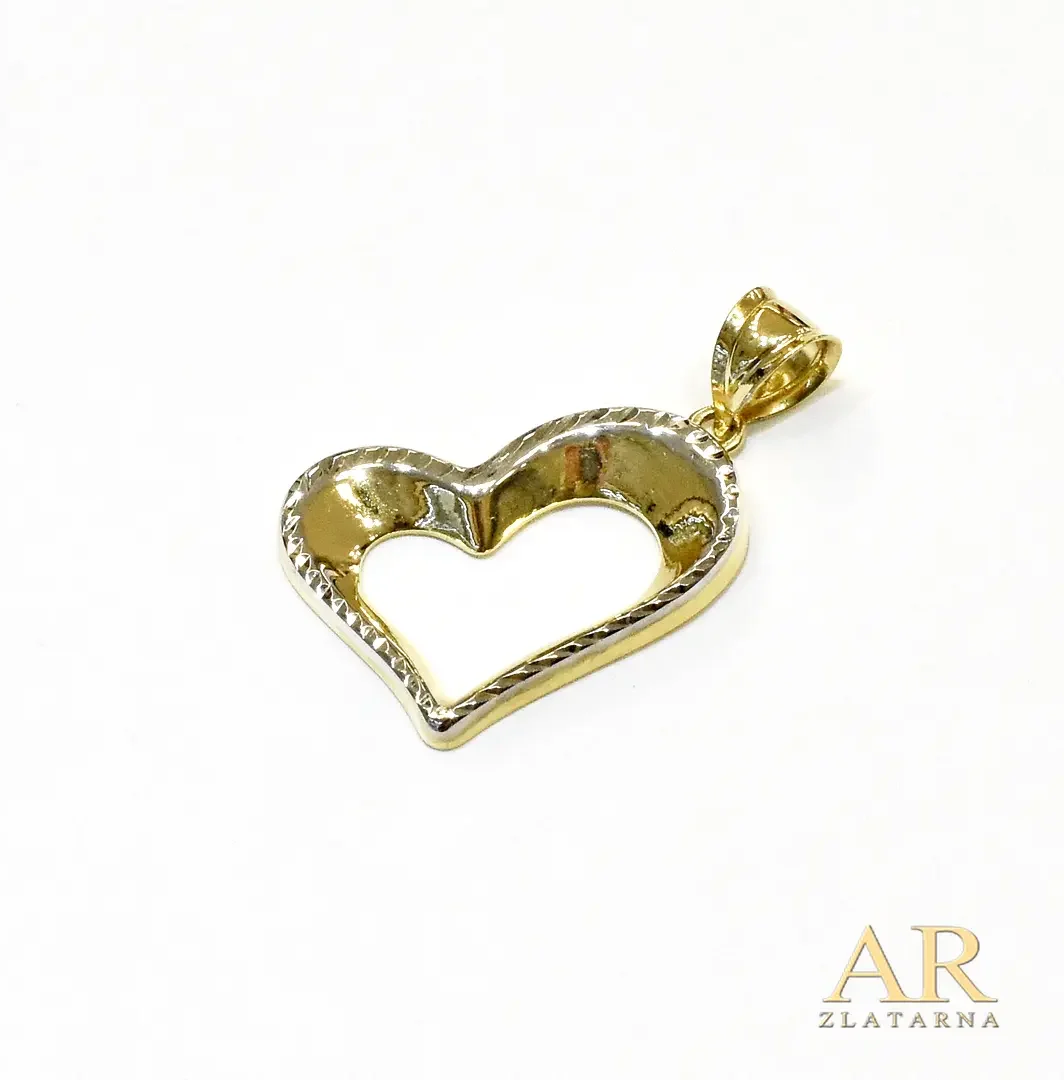 Zlatni privjesak Srce