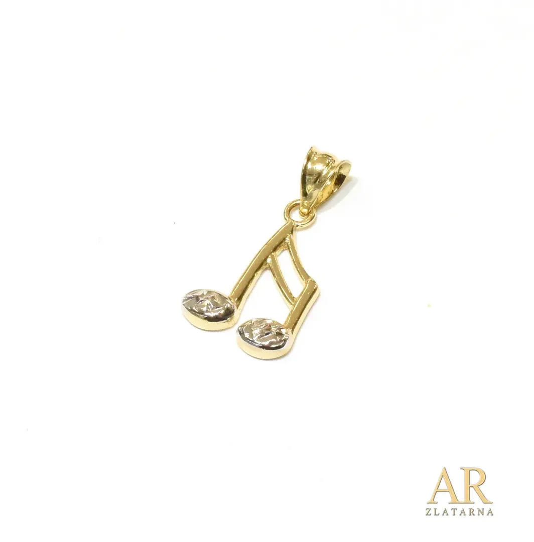 Zlatni privjesak Nota 
