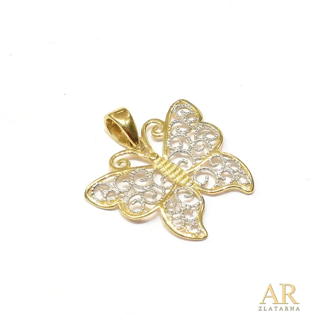 Zlatni privjesak  Leptir Model 1