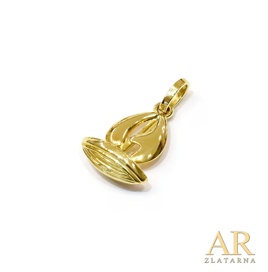 Zlatni privjesak  Jedrenjak 