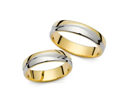 Zlatni vjenčani prsteni 14ct  5.0mm Model 21