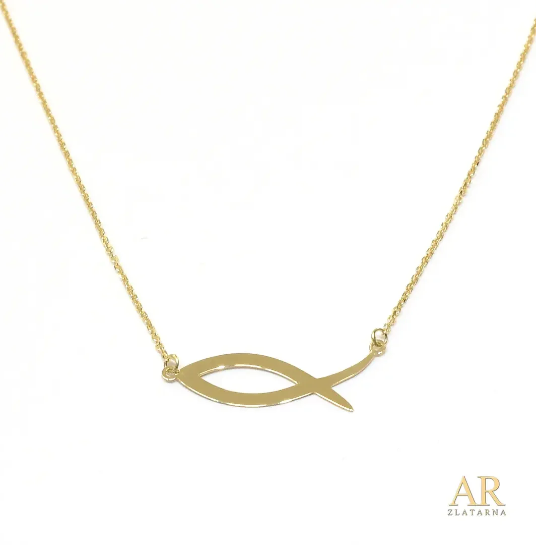 Zlatna ogrlica Ihtis  42cm 