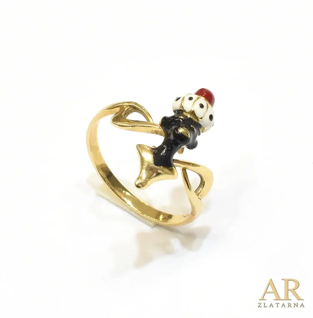 Zlatni prsten  Morčić uvijeni višenitni 