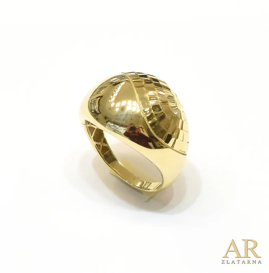 Zlatni prsten  Oval široki 