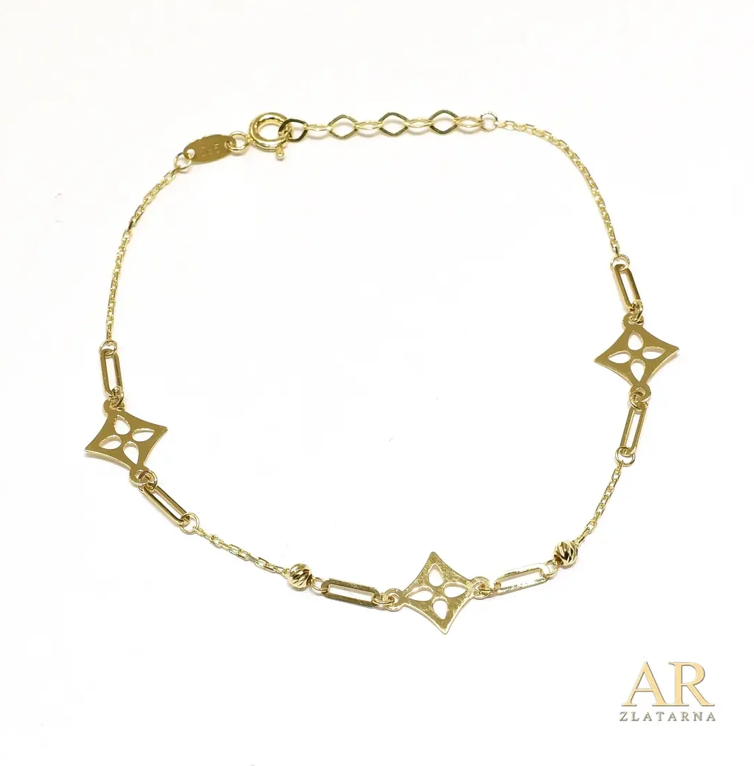 Zlatna narukvica tri Zvjezdice