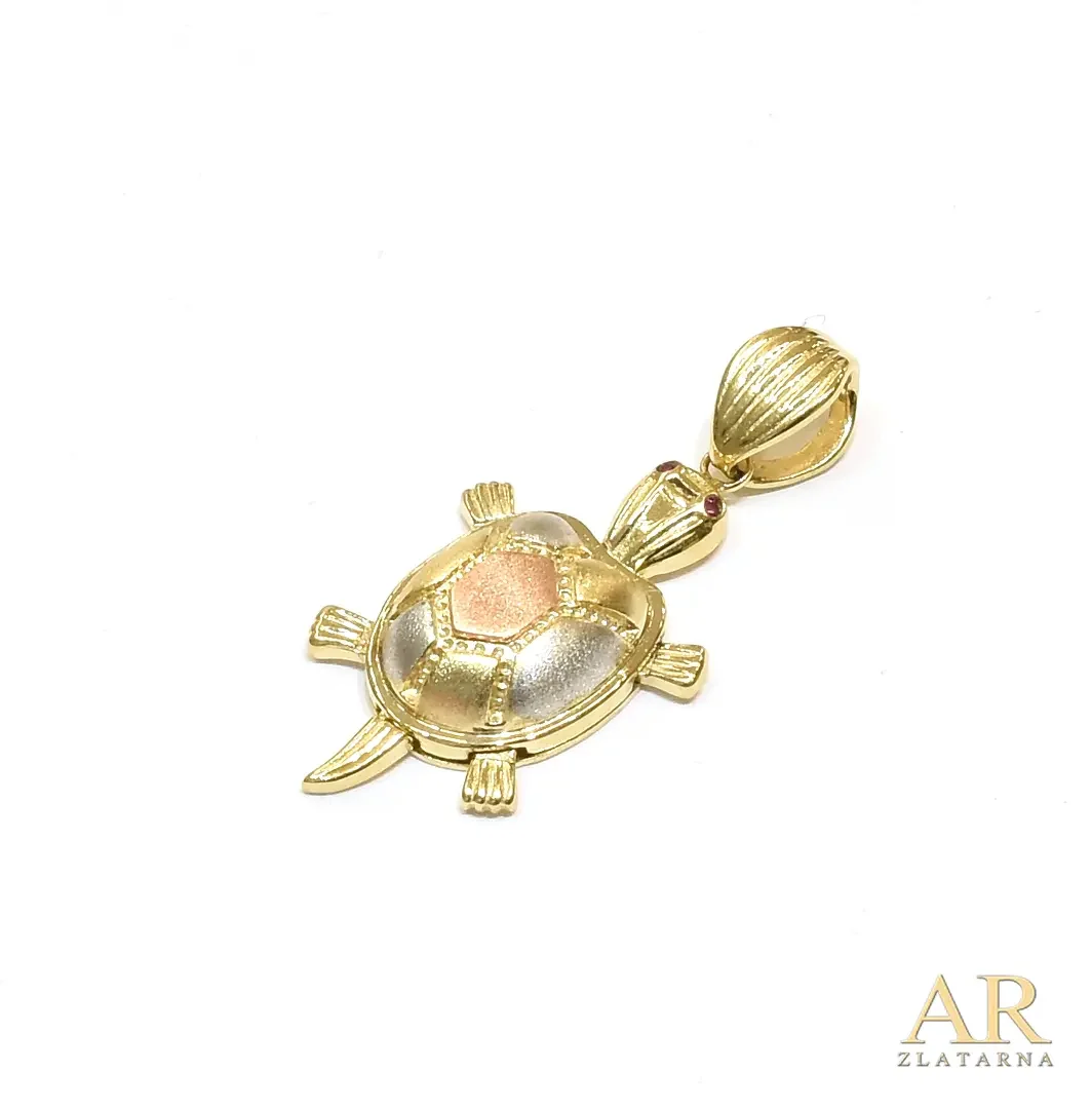 Zlatni privjesak Kornjača