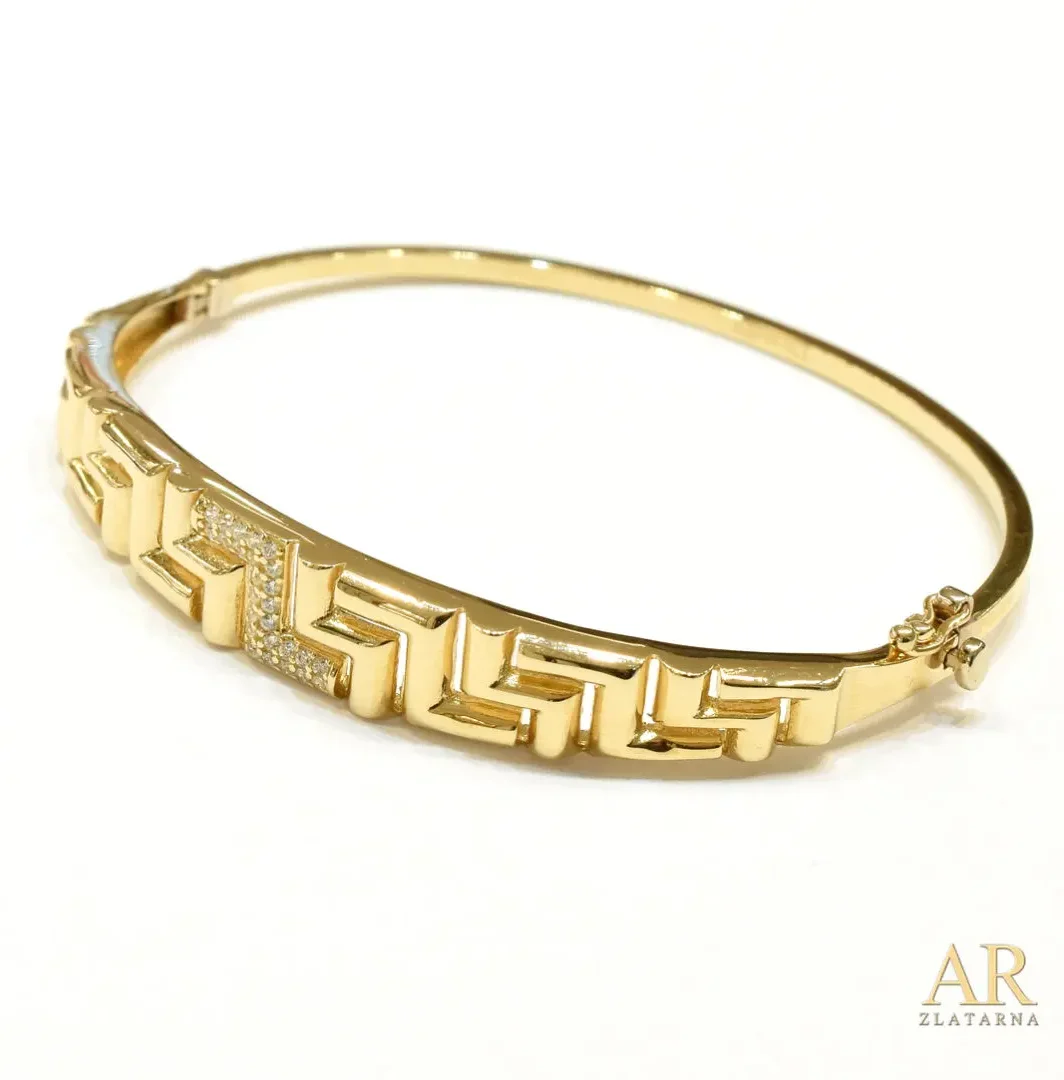 Zlatna narukvica kruta Grčki  vez