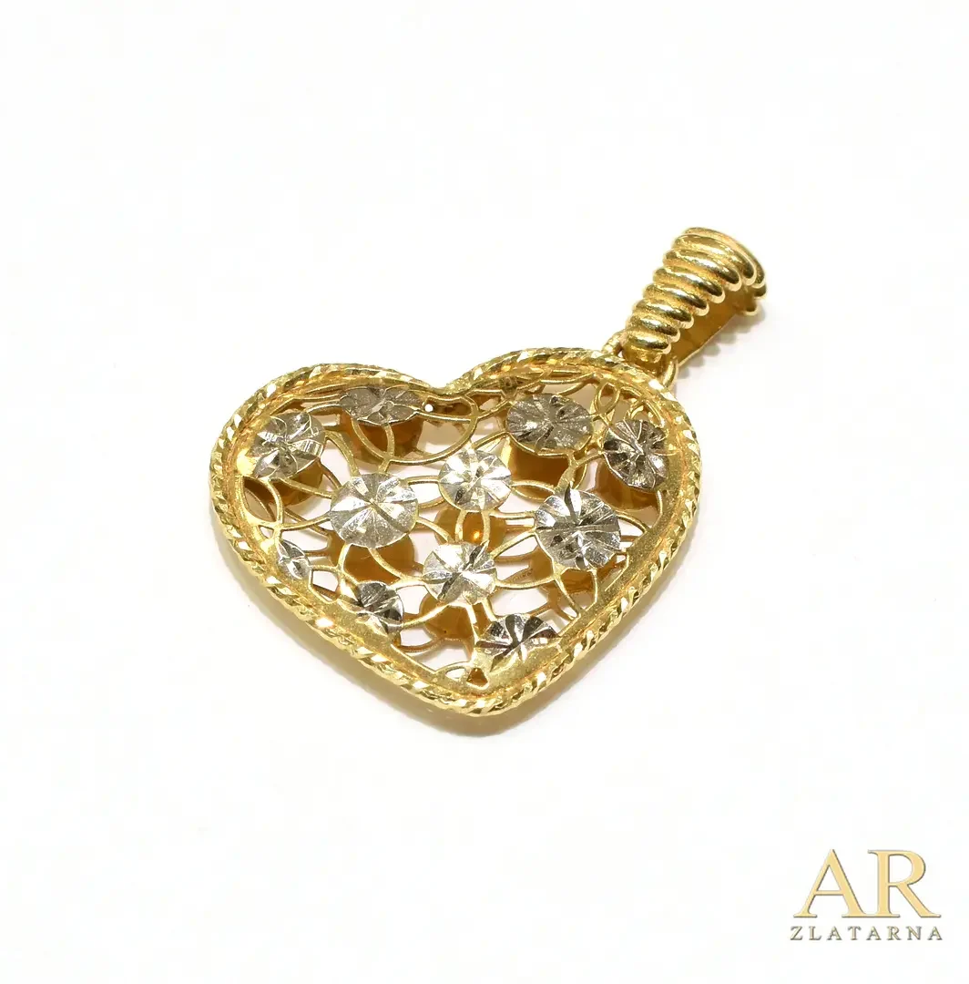 Zlatni privjesak Srce