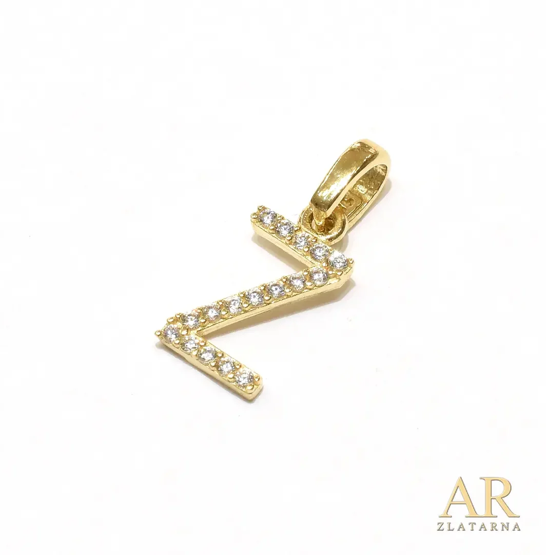 Zlatni privjesak slovo Z