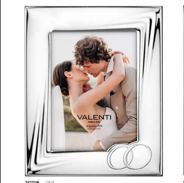 Srebrni foto okvir Vjenčanje  za sliku 13×18 MIRO SILVER® Model 1