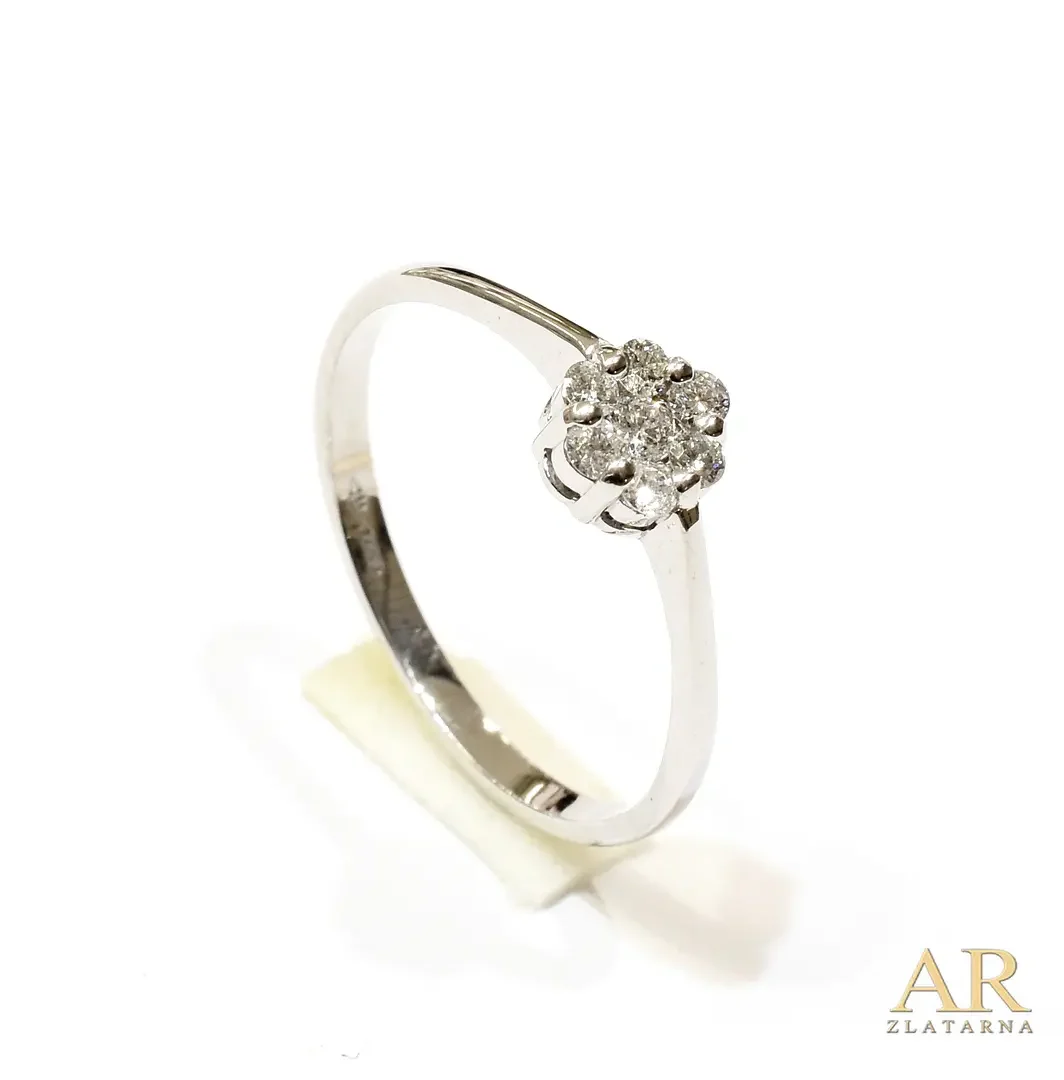 Zlatni zaručnički prsten s 0.245ct dijamantima bijelo zlato