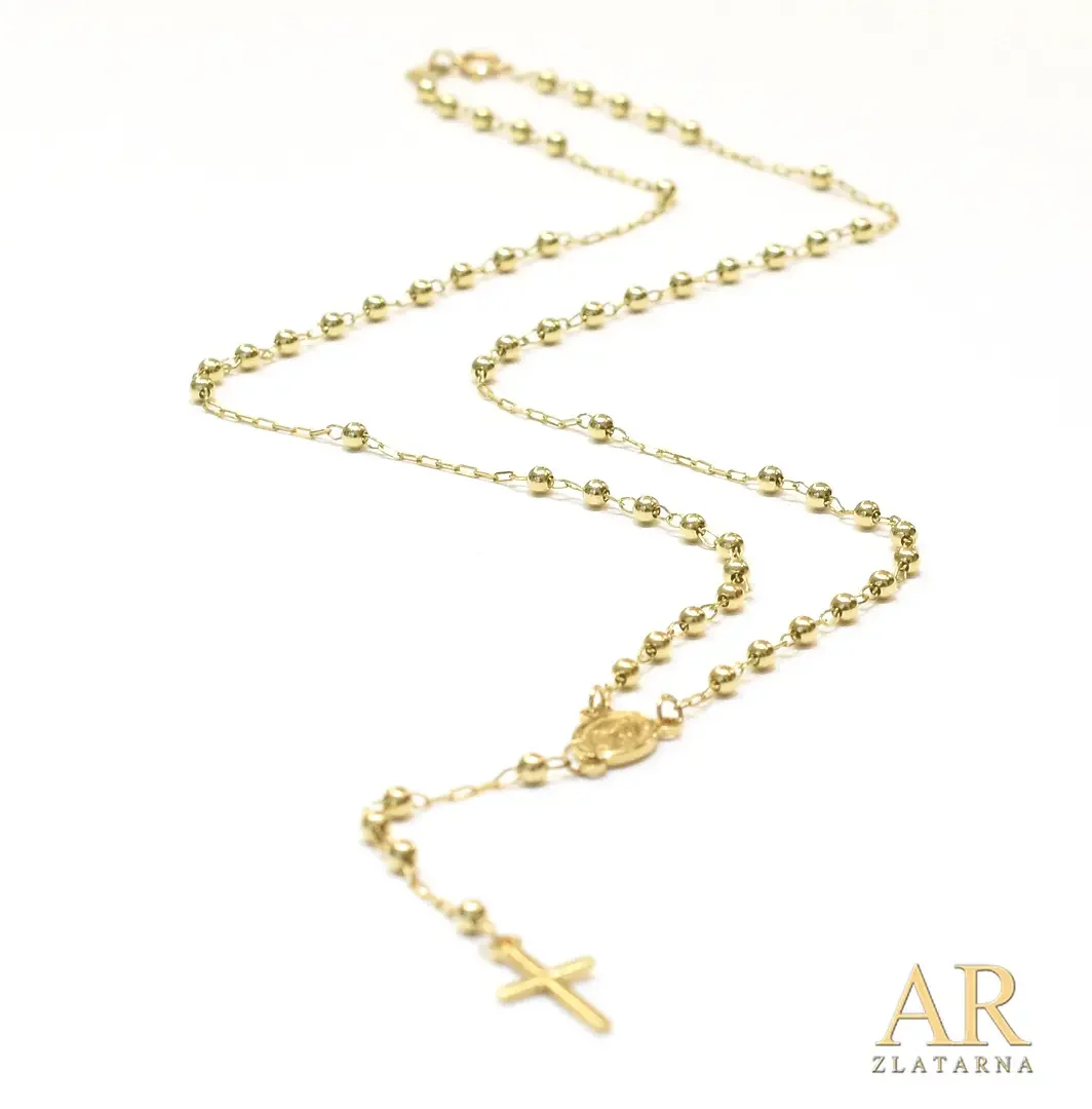 Zlatna ogrlica Krunica 50cm  Model 3