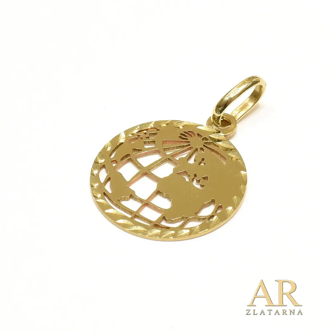 Zlatni privjesak Globus