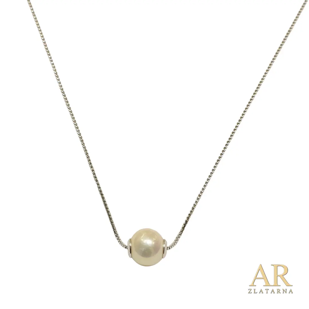 Srebrna ogrlica Biser Model 4