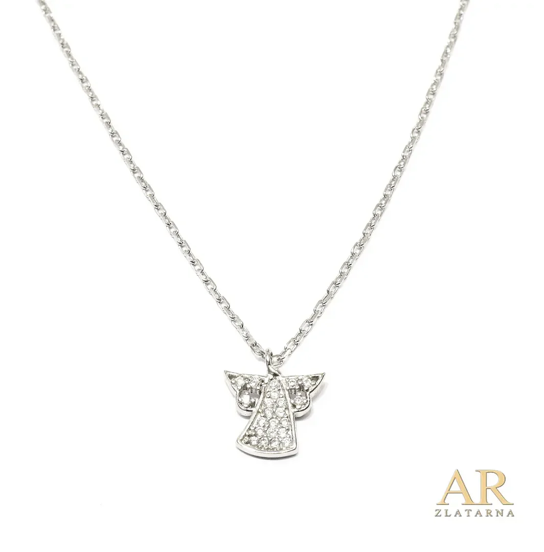 Srebrna ogrlica Anđel Model 6