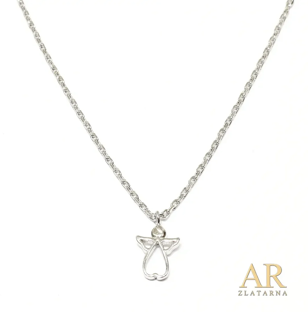 Srebrna ogrlica Anđel Model 9