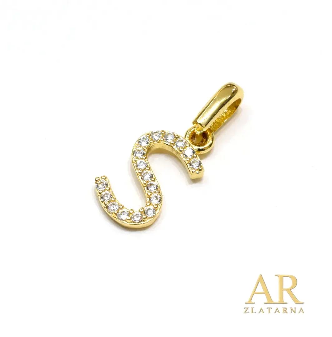 Zlatni privjesak slovo S